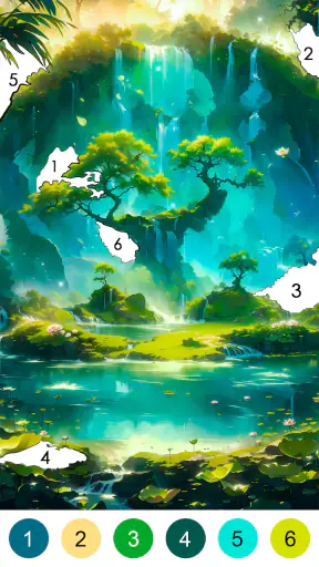 Juego de colorear de fantasía screenshot 4