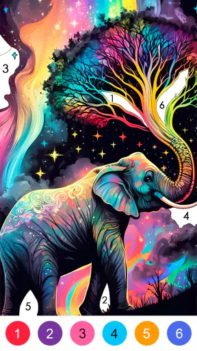 Juego de colorear de fantasía screenshot 6