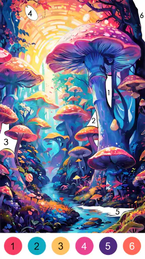 Juego de colorear de fantasía screenshot 8