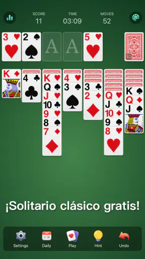 Juegos de cartas de solitario screenshot