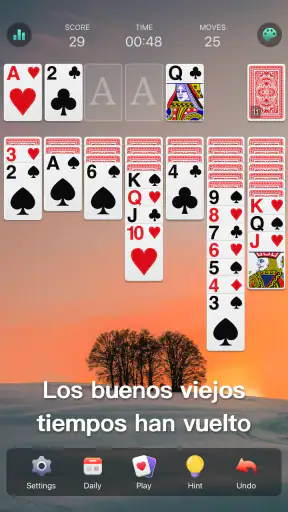 Juegos de cartas de solitario screenshot