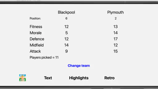 Kevin Toms Football * Manager screenshot 1