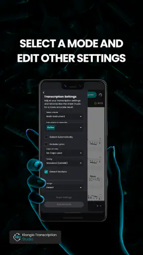 Klangio Transcription Studio screenshot 4