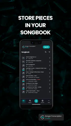 Klangio Transcription Studio screenshot 6