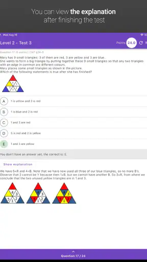 kMath - IKMC Kangaroo Math screenshot 11