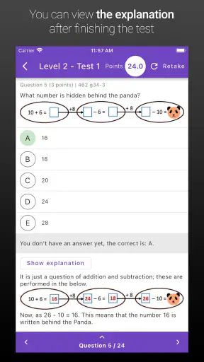 kMath - IKMC Kangaroo Math screenshot 5