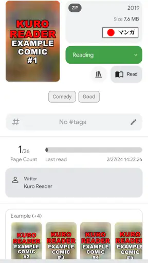 Kuro Reader+ screenshot 4