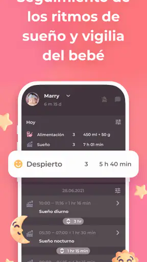 Lactancia y Baby tracker Erby screenshot 3