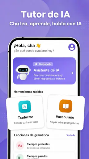 Langla: Tutor idiomas con IA screenshot 2