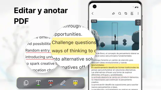 Lector PDF: Editor Y Escáner screenshot 2