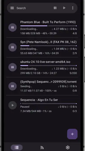 LibreTorrent screenshot 2