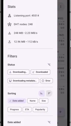 LibreTorrent screenshot 8