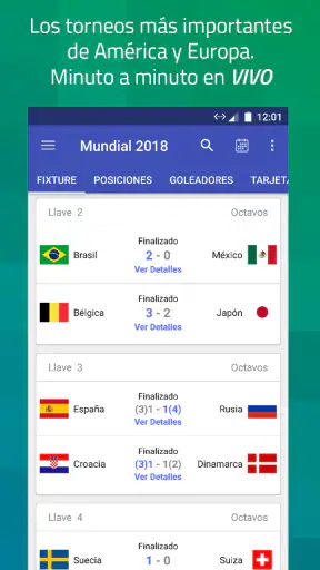 Liga - Resultados de Fútbol screenshot 2