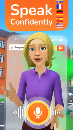 LingoLooper: Juego AI idiomas screenshot 1