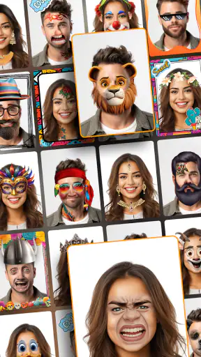 Live Funny Face Camera screenshot 9