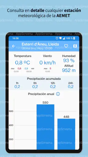 Lluvia España (AEMET) screenshot 11