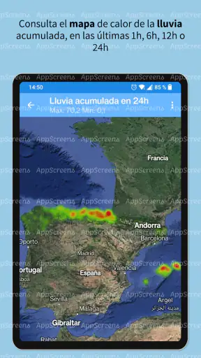 Lluvia España (AEMET) screenshot 12