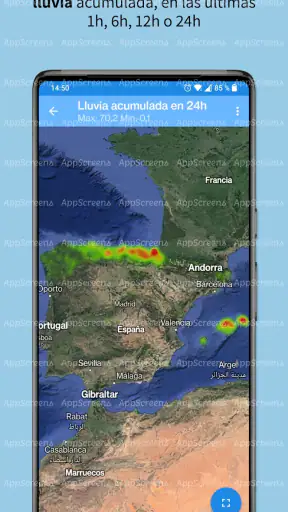 Lluvia España (AEMET) screenshot 4