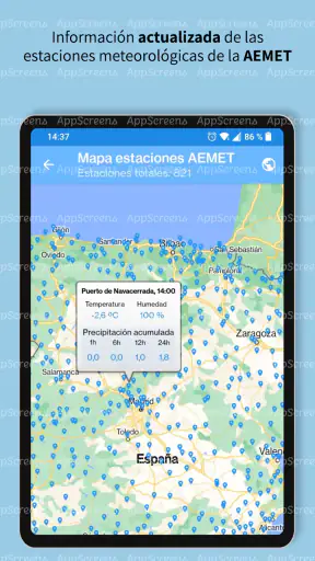 Lluvia España (AEMET) screenshot 9