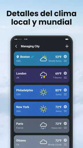 Local Weather: Previsión screenshot