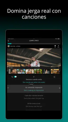LyricFluent: Aprende inglés screenshot 10