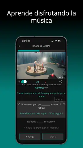 LyricFluent: Aprende inglés screenshot 3