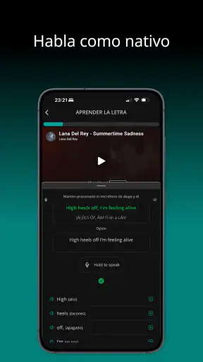LyricFluent: Aprende inglés screenshot 5