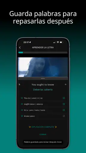 LyricFluent: Aprende inglés screenshot 7