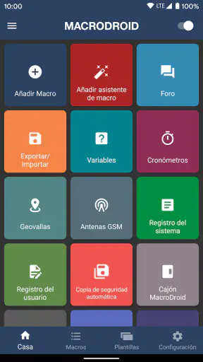 MacroDroid - Automatización screenshot 1