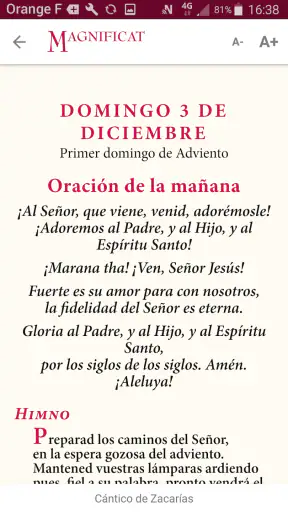 MAGNIFICAT (edición española) screenshot 2
