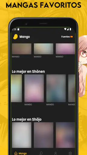 Mango: Lector de Manga Español screenshot
