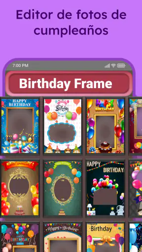 Marcos de Fotos de Cumpleaños screenshot 11