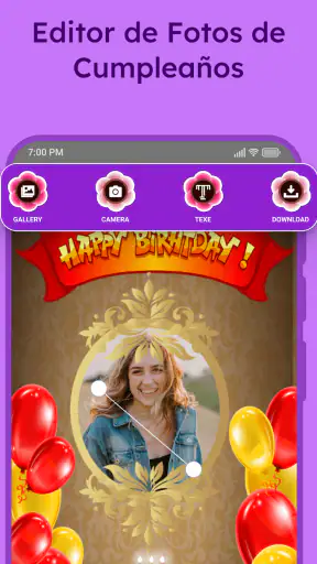 Marcos de Fotos de Cumpleaños screenshot 4