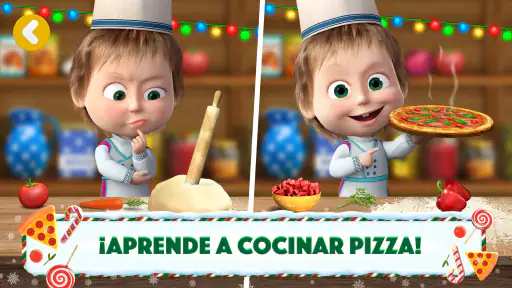 Masha y el Oso Juegos de Pizza screenshot 3