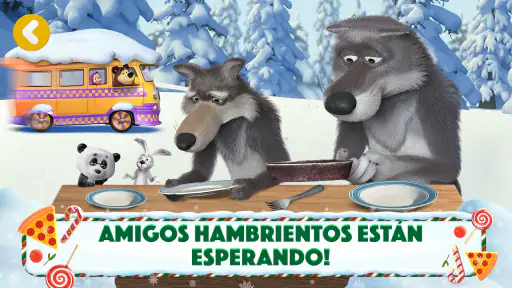 Masha y el Oso Juegos de Pizza screenshot 5