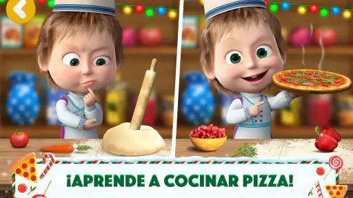 Masha y el Oso Juegos de Pizza screenshot 9