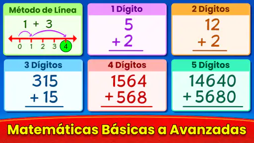 Matemáticas juegos: niños 5-12 screenshot 2