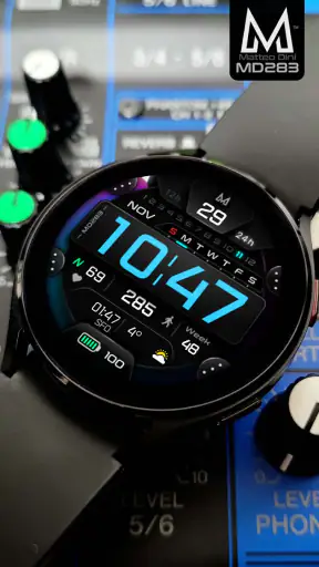 MD283 3D Digital watch face screenshot 11