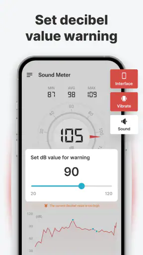 Medidor de sonido y detector screenshot 7