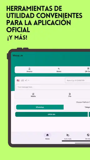 Mesej Je: de Chat Empresarial screenshot 12