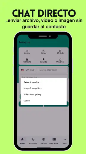 Mesej Je: de Chat Empresarial screenshot 3