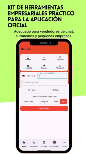 Mesej Je: de Chat Empresarial screenshot 8