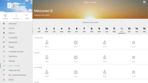 MeteoGalicia screenshot 10
