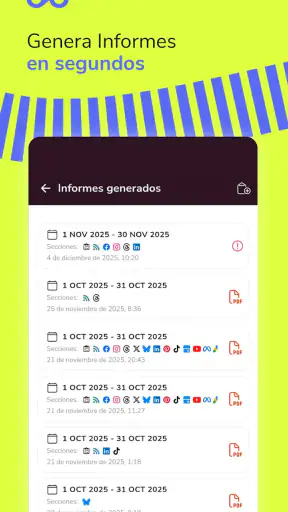 Metricool para redes sociales screenshot 4