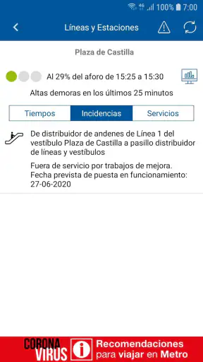 Metro de Madrid Oficial screenshot 8