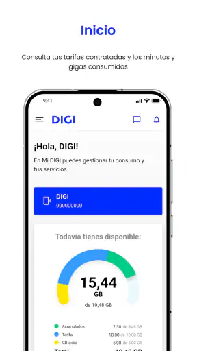 Mi DIGI screenshot