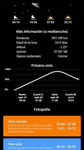 Mi Fase Lunar Pro screenshot 2