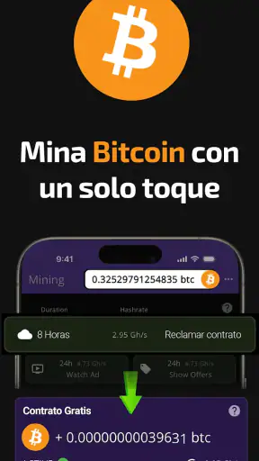Minería de Bitcoin en la Nube screenshot