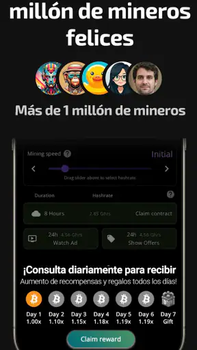Minería de Bitcoin en la Nube screenshot