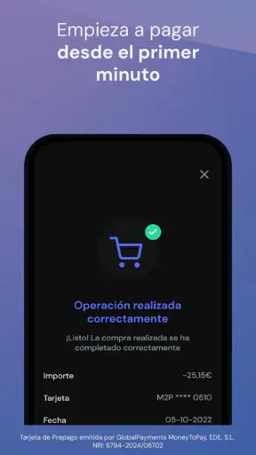 MoneyToPay · Tarjeta Prepago screenshot 4